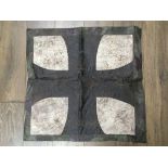 Imperial German WW1 style Aeroplane fabric with painted Iron Cross cut from fuselage
