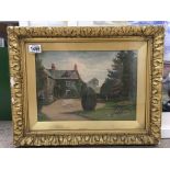 Alfred Osbourne, gilt framed and glazed oil on canvas dated June 1906, Woodlea Boughton. 49cm
