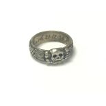 German WW2 style SS Honour ring , named to Heydrich 21-12-34 and signed Himmler inside GVF