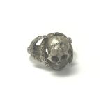 German SS WW2 style , mans finger ring, 800 & SS stamped inside , VF