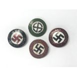 German WW2 style lapel badges