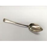 A Georgian silver spoon, London hallmarks, approx 121g.