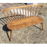 A vintage Ercol 2 seater love seat.