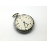 WW1 Imperial German Pocket Watch with Kaiserliche Marine (Naval) Buckle centre soldiered on the
