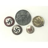 German WW2 style Party & Lapel badges