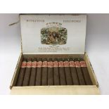 A box of opened Cuban Petit -Punch cigars