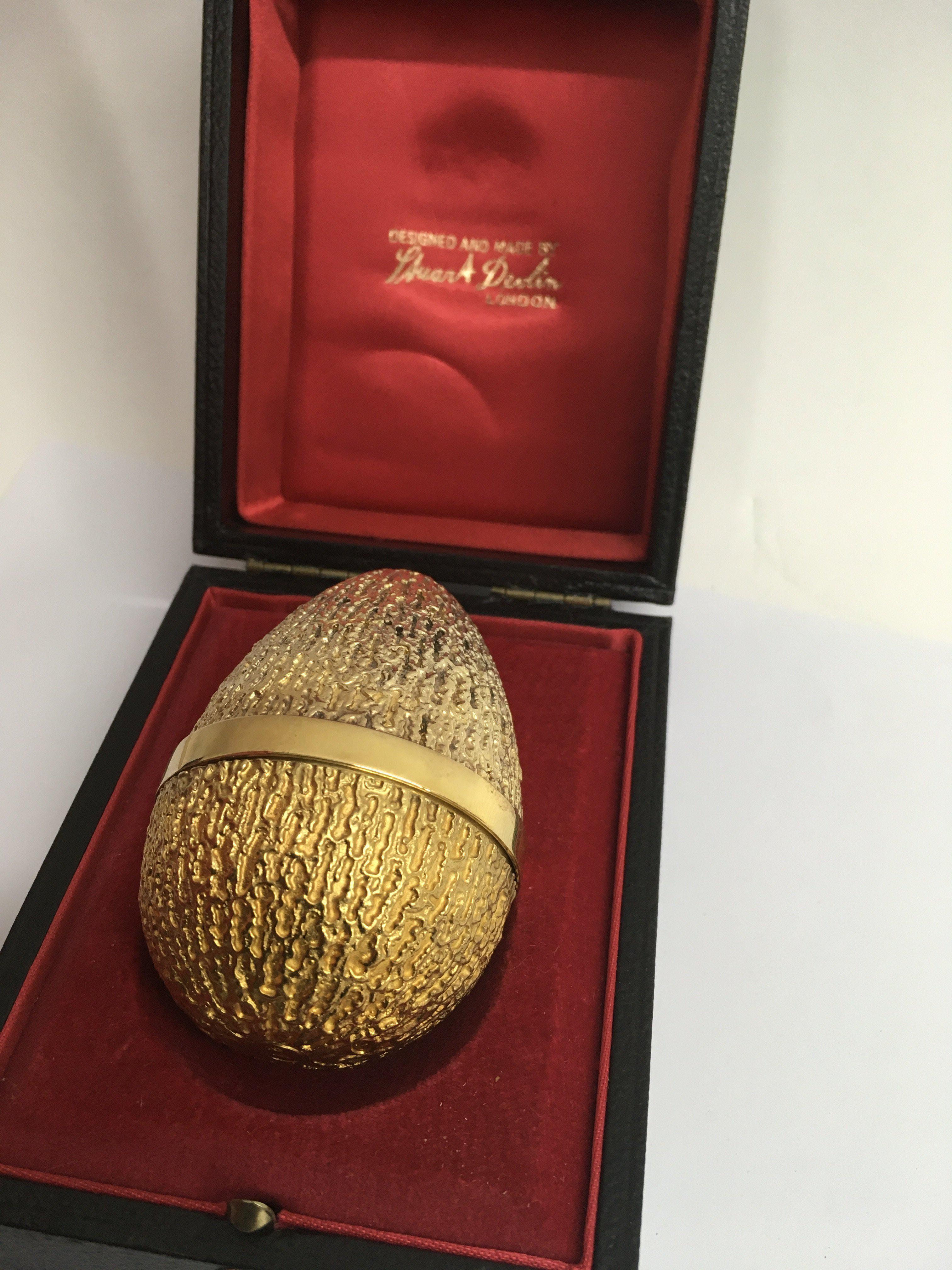 A Stuart Devlin silver gilt limited edition egg , - Image 2 of 2