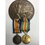 Six First World War medals Lieut. F.C puddicombe with death plaque. 1914- 1919 1914- 1918 awarded to