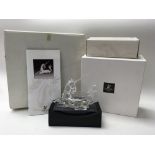 A Swarovski SCS Fabulous Creatures “The Unicorn” with box and certificate and stand.