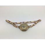 A 9ct gold vintage watch, approx total weight 19.6g.