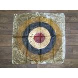 RFC RAF British Roundal cut from an early fabric aeroplane. Flaky paint , needs framing.