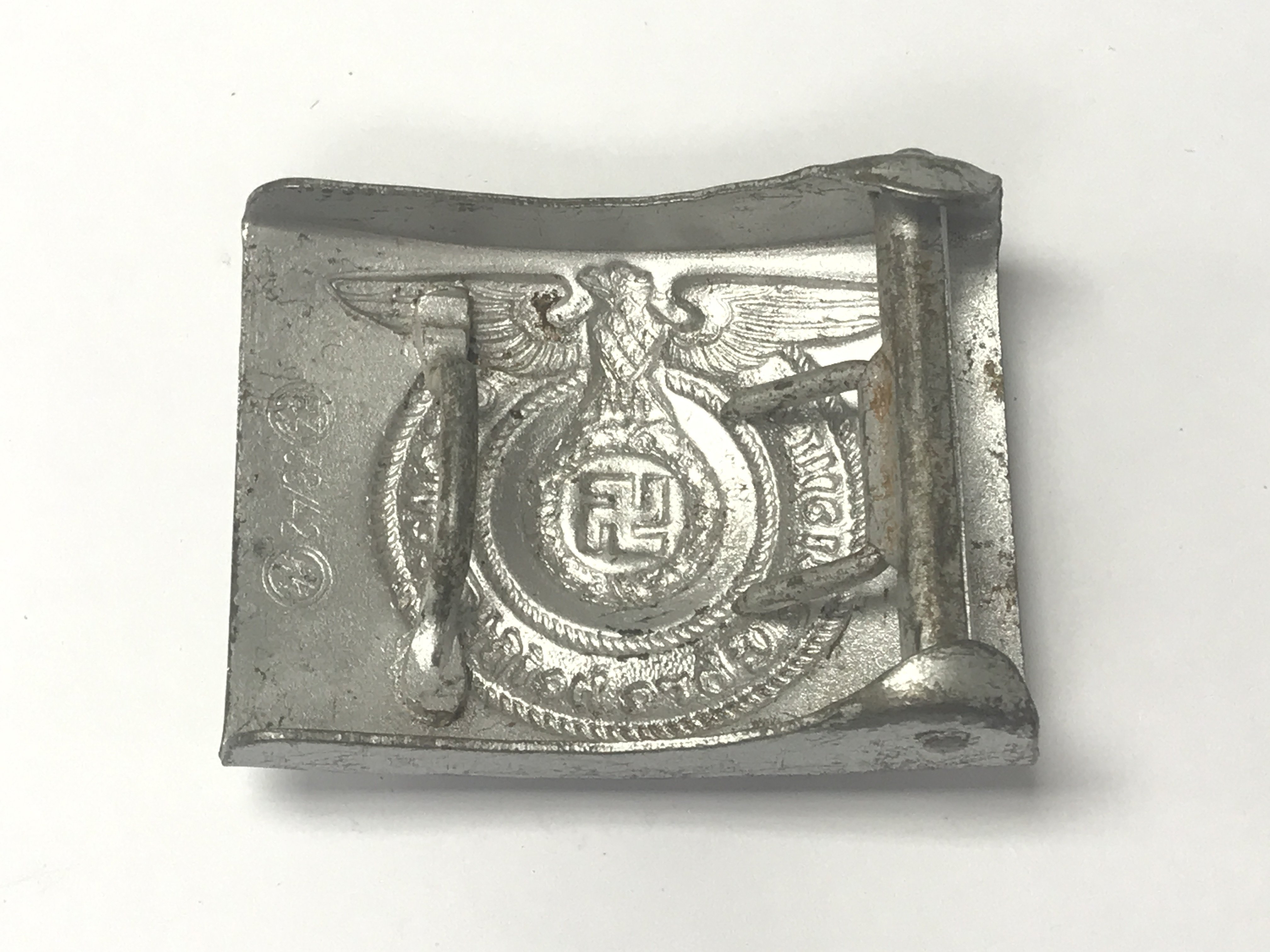 German SS WW2 style Belt buckle , other ranks , see website picture , VF - Image 2 of 2