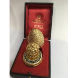 A Stuart Devlin silver gilt limited edition egg lo