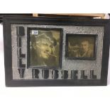 A pair of Billy Russell photos in frame - NO RESERVE