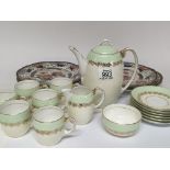 A Royal Grafton Bone China coffee set and a set of decorative plates (a lot)