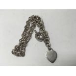 A heavy silver Tiffany & Co. necklace