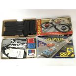 Marx toys , Marx motorway just track and Speedmarx battery operated auto racing set, boxed