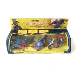 Corgi Spiderman #23 , includes Spidercopter, Spiderbuggy and Spiderbike , boxed