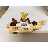 Corgi toys, Beatles , Yellow submarine, unboxed, a little faded, in good condition