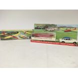 Dinky toys, #118 Tow away glider set, includes Triumph 2000, Trailer and glider, boxed, end flap