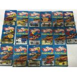 Mattel Hot wheels, carded Diecast including Flying colours, Hot ones, Hirakers etc x17