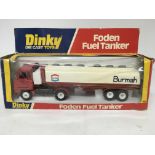 Dinky toys, #950 Foden fuel tanker, Burmah, boxed