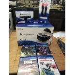 Sony PlayStation Virtual reality, PS VR, boxed as new, including games