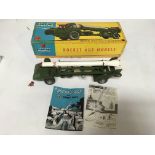 Corgi Major toys, #1113, Corporal guided missile on erector vehicle, Rocket age models, boxed,