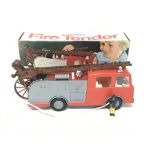 Casdon toys, #178 Fire tender model with working water pump and alarm, boxed