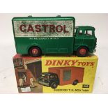 Dinky toys, #450 Bedford TK box van , Castrol, boxed