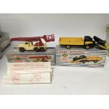 Dinky Supertoys, #977 Commercial servicing platform vehicle and #958 Snow plough, boxed