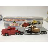 Dinky Supertoys, #986 Mighty Antar low loader with propeller, boxed