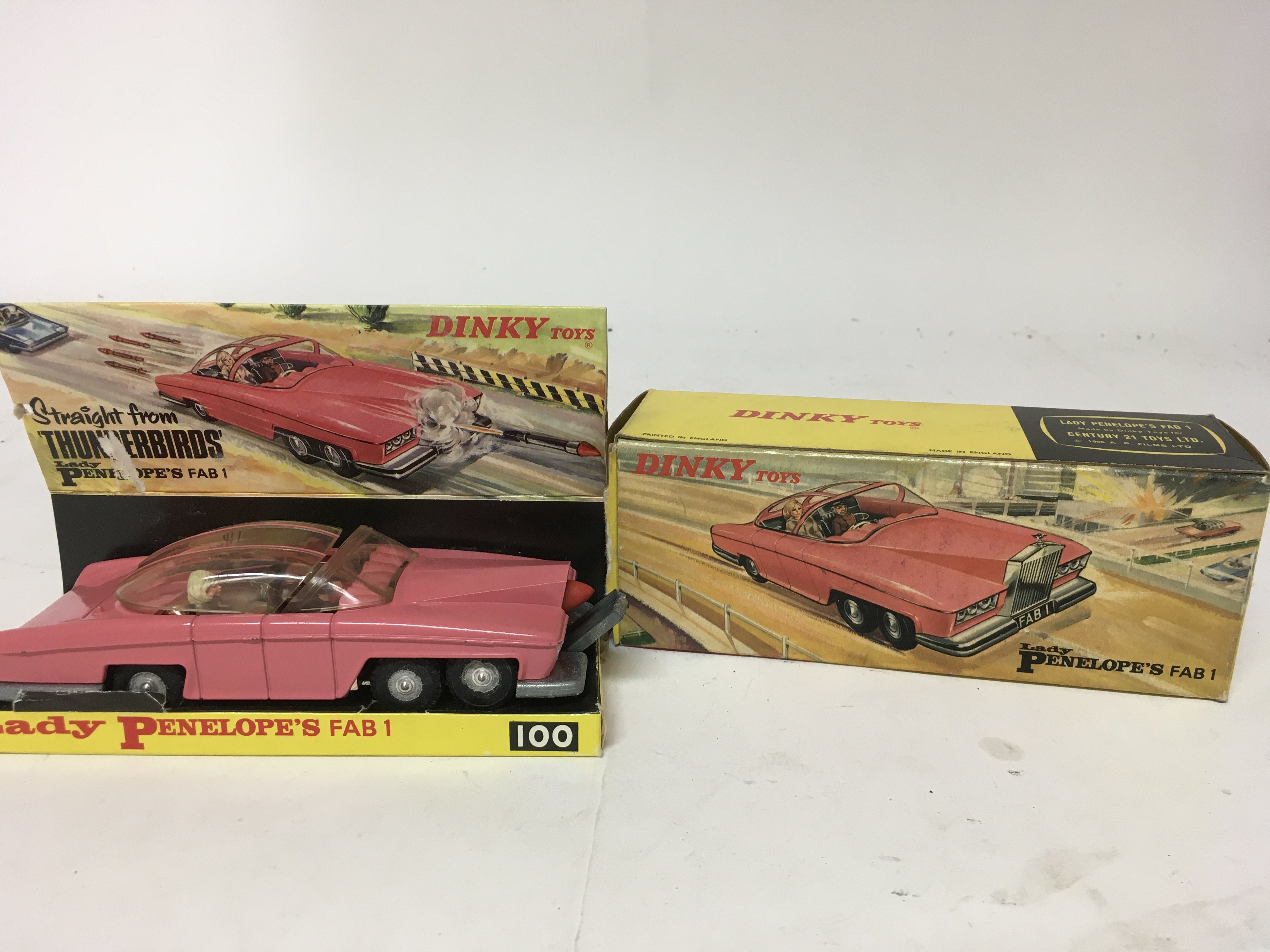 Dinky toys, #100 Lady Penelopes FAB 1, boxed