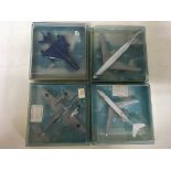 Corgi Aircraft , boxed including #1311 Messerschmitt, #1312 Boeing 727, #1304 MIG-21PF and #1315