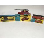 Corgi Major toys, #1145 Mercedes Benz unimaginable 406, #1121 Chipperfields circus crane truck
