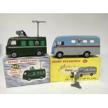 Dinky Supertoys, #968 BBC TV roving eye vehicle and ABC TV mobile control room (missing