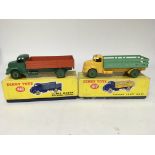 Dinky toys, #417 Leyland comet lorry and #418 Comet wagon, boxed