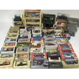 A collection of boxed Diecast vehicles including Lledo, Corgi, ERTL etc