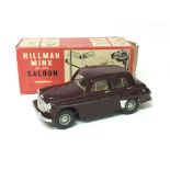 Victory models, battery operated, boxed Hillman Minx delux saloon