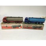 Dinky toys, #504 Foden 14 ton tanker x2 , boxed