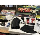Scalextric, boxed, including Ford Cosworth RS set and Mighty Metro set