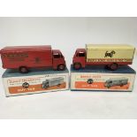 Dinky toys, #514 Guy van x2, Slumberland and Spratts, boxed