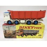 Dinky toys, #925 Leyland dump truck with tilt cab, boxed