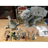 Star Wars, vintage , including Empire strikes back AT-AT Walker, in tatty box with instructions