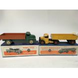 Dinky toys, #532 Comet Wagon and #521 Bedford articulated lorry, boxed