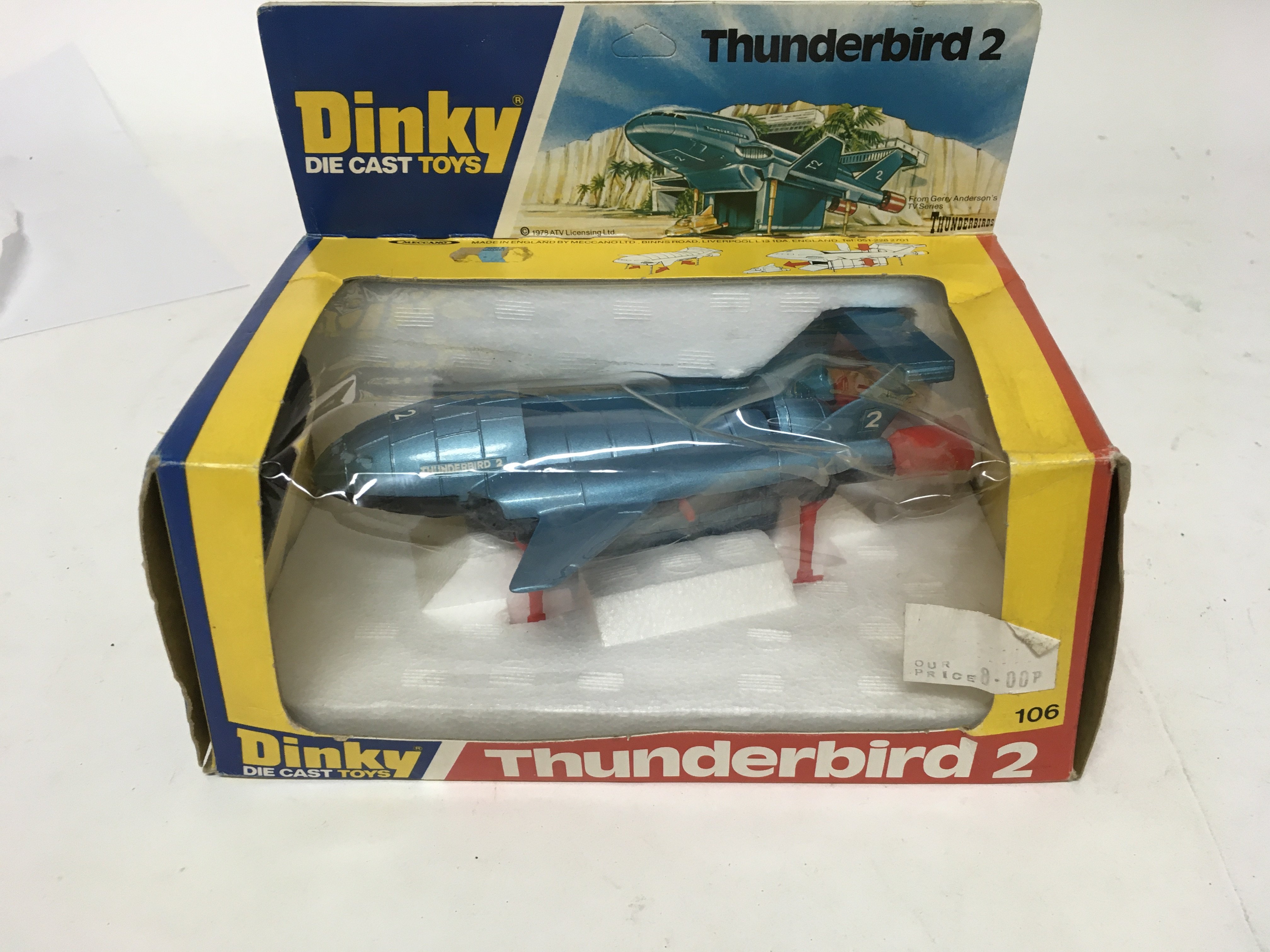 Dinky toys, #106 Thunderbird 2 boxed