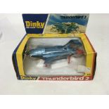 Dinky toys, #106 Thunderbird 2 boxed