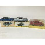 Dinky toys, #179 Opel Commodore, #1405 Opel Rekord coupe 1900 and another, boxed
