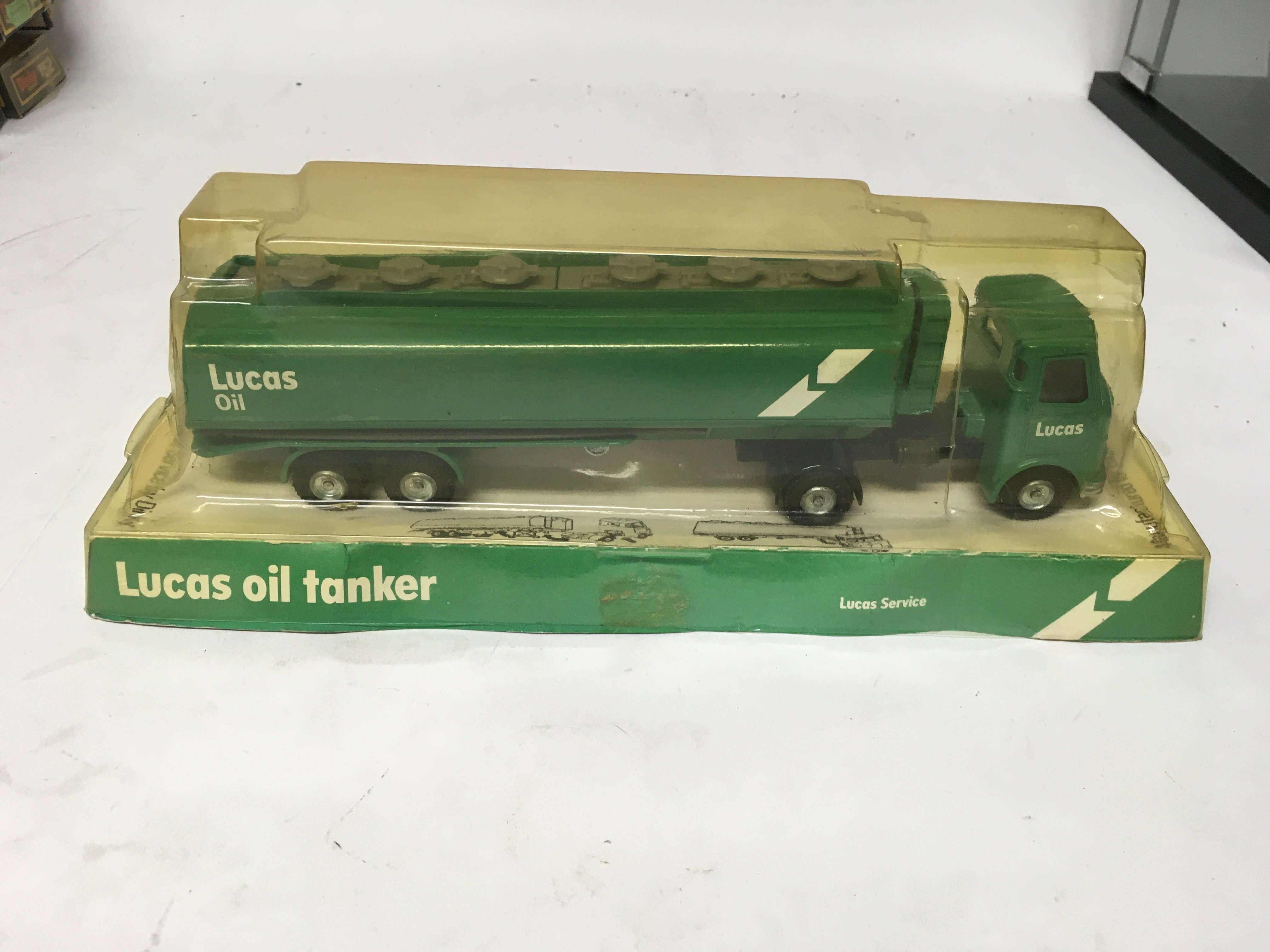Dinky toys, #945 AEC Tanker, Lucas oil tanker promotional in Original box