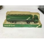 Dinky toys, #945 AEC Tanker, Lucas oil tanker promotional in Original box